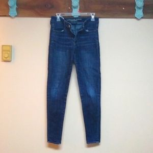 American Eagle long size 6 high rise super stretch jegging